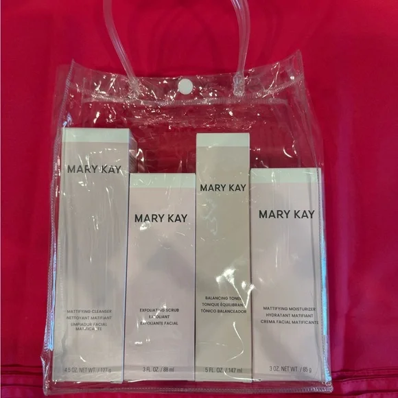 Mary Kay Skincare Mattifying Regimen New Skin Care Set Combo to Oily Skin - Picture 1 of 5